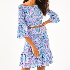 Lilly Pulitzer Soren Set Multi Happy as a Clam - Size Small